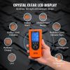 VEVOR 3-in-1 EMF Meter, 5Hz - 3.5GHz, Handheld Rechargeable Electromagnetic Field Radiation Detector