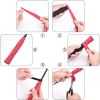 1set Absorbent Tennis Racket Badminton Grip Tape Anti Slip & Quick-Dry Squash Grip Tape; Multicolor (6 Pcs In Total)