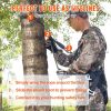 VEVOR Tree Stand Safety Rope, 9 ft/27.43M Treestand Lifeline Rope 30KN Breaking Tension, 0.6'' Hunting Safety Line with Prusik Knot