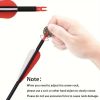 31.5-inch targeted hunting arrows, suitable for compound, anti bending, and British longbows, with detachable tips (12pack)