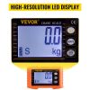 VEVOR Hanging Scale 1000KG (2200LBS) Orange Digital Industrial Heavy Duty Crane Scale with Accurate Reloading Spring Sensor for Hunting Farm or Constr