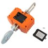 VEVOR Hanging Scale 1000KG (2200LBS) Orange Digital Industrial Heavy Duty Crane Scale with Accurate Reloading Spring Sensor for Hunting Farm or Constr