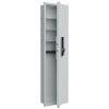 53" Fingerprint Touch Panel In-Wall Safe,Hidden Wall Gun Safe for Rifles with Adjustable Shelves
