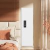 53" Fingerprint Touch Panel In-Wall Safe,Hidden Wall Gun Safe for Rifles with Adjustable Shelves