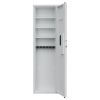 53" Passwod Touch Panel In-Wall Safe,Hidden Wall Gun Safe for Rifles with Adjustable Shelves